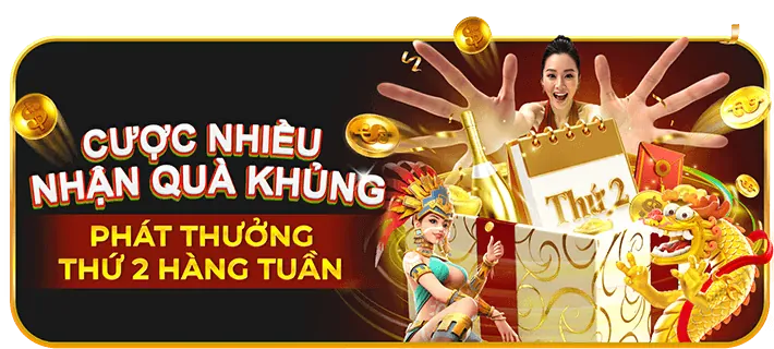 Tiền thưởng chào mừng cho slot game